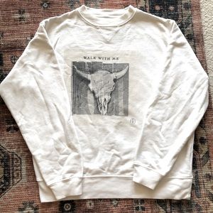 Anine Bing Walk With Me Crewneck | XS